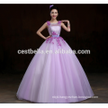 Trendy Princess Sweetheart Sleeveless Puffy Organza Purple Quinceanera Dresses Elegant Lady